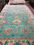 Tari Segal 4x6 Light Blue Hand-Knotted Oushak Rug
