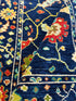 Josephine Breytspraak 4x6 Blue Hand-Knotted Oushak Rug