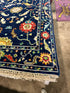 Josephine Breytspraak 4x6 Blue Hand-Knotted Oushak Rug