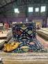 Josephine Breytspraak 4x6 Blue Hand-Knotted Oushak Rug