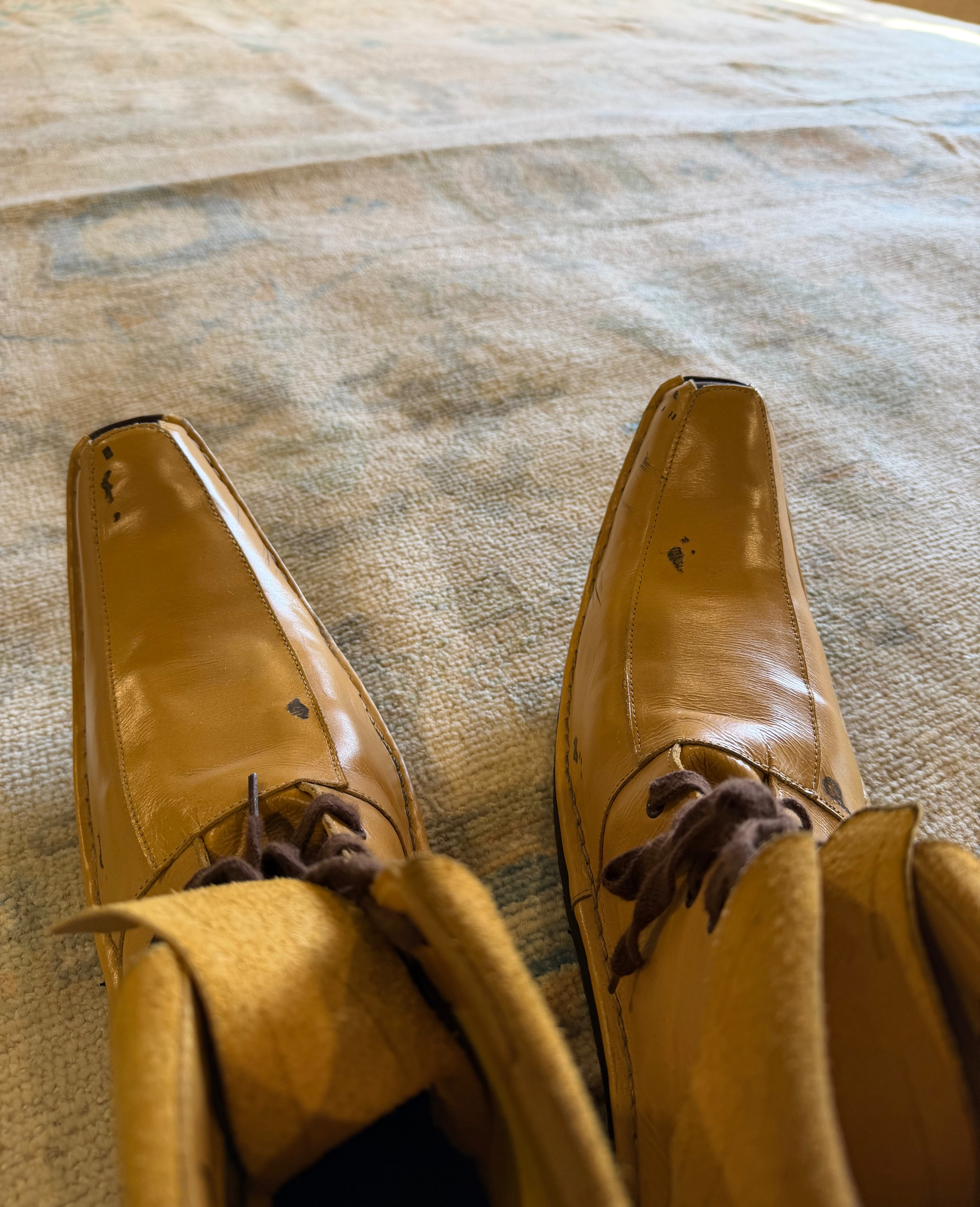 Kaylen Johnson 8.9x12.2 Beige Afghani Whitewashed Oushak