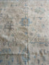 Molly Mullaney 8.8x11.11 Cream and Blue Afghani Whitewashed Oushak