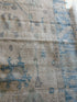 Molly Mullaney 8.8x11.11 Cream and Blue Afghani Whitewashed Oushak