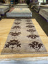 El Chido 4x11.6 Grey Hand-Knotted Modern Runner