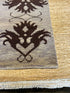 El Chido 4x11.6 Grey Hand-Knotted Modern Runner