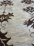El Chido 4x11.6 Grey Hand-Knotted Modern Runner