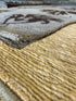 El Chido 4x11.6 Grey Hand-Knotted Modern Runner