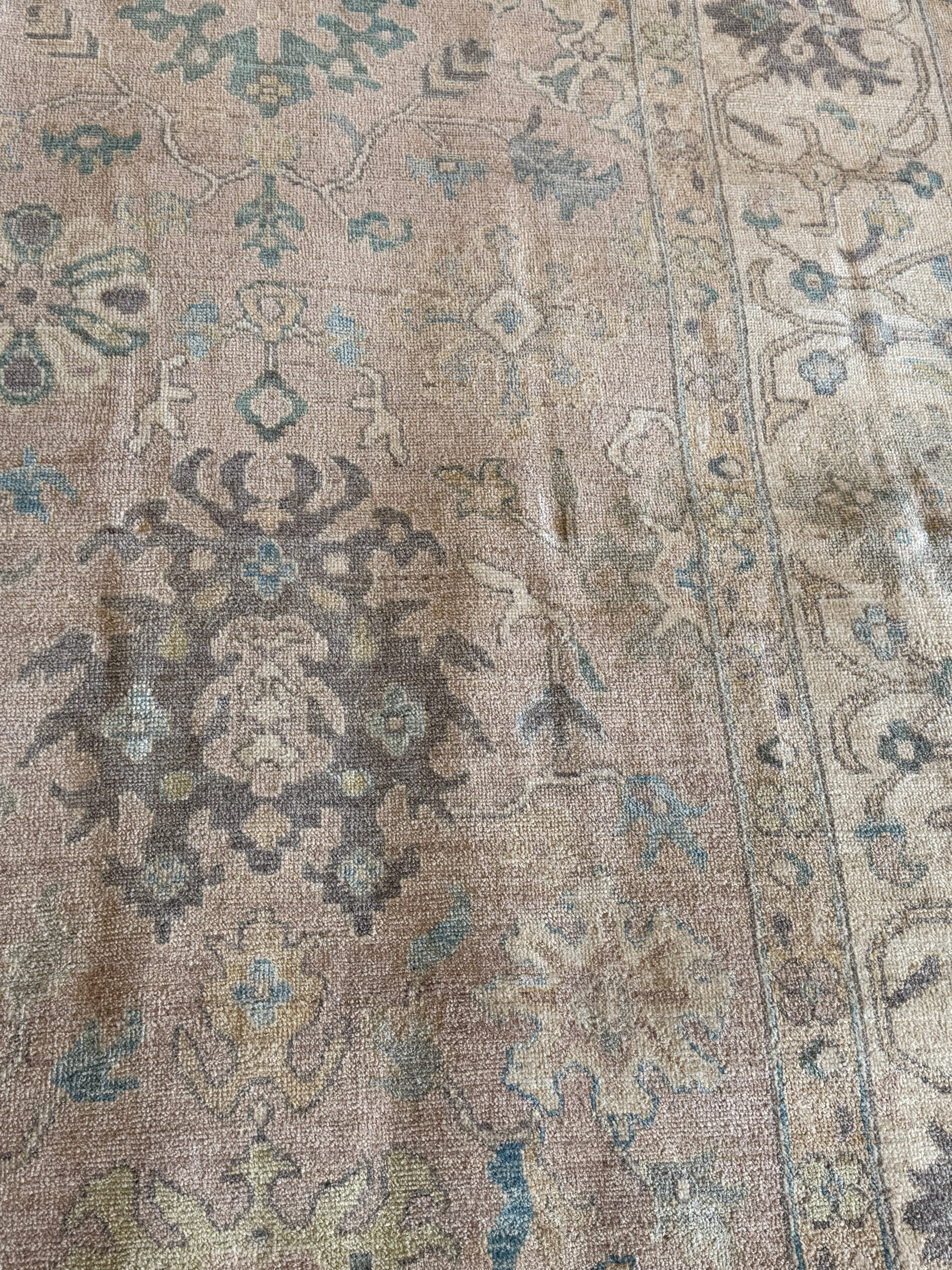 Tiera Shavone 9.10x13.10 Pink Afghani Whitewashed Oushak