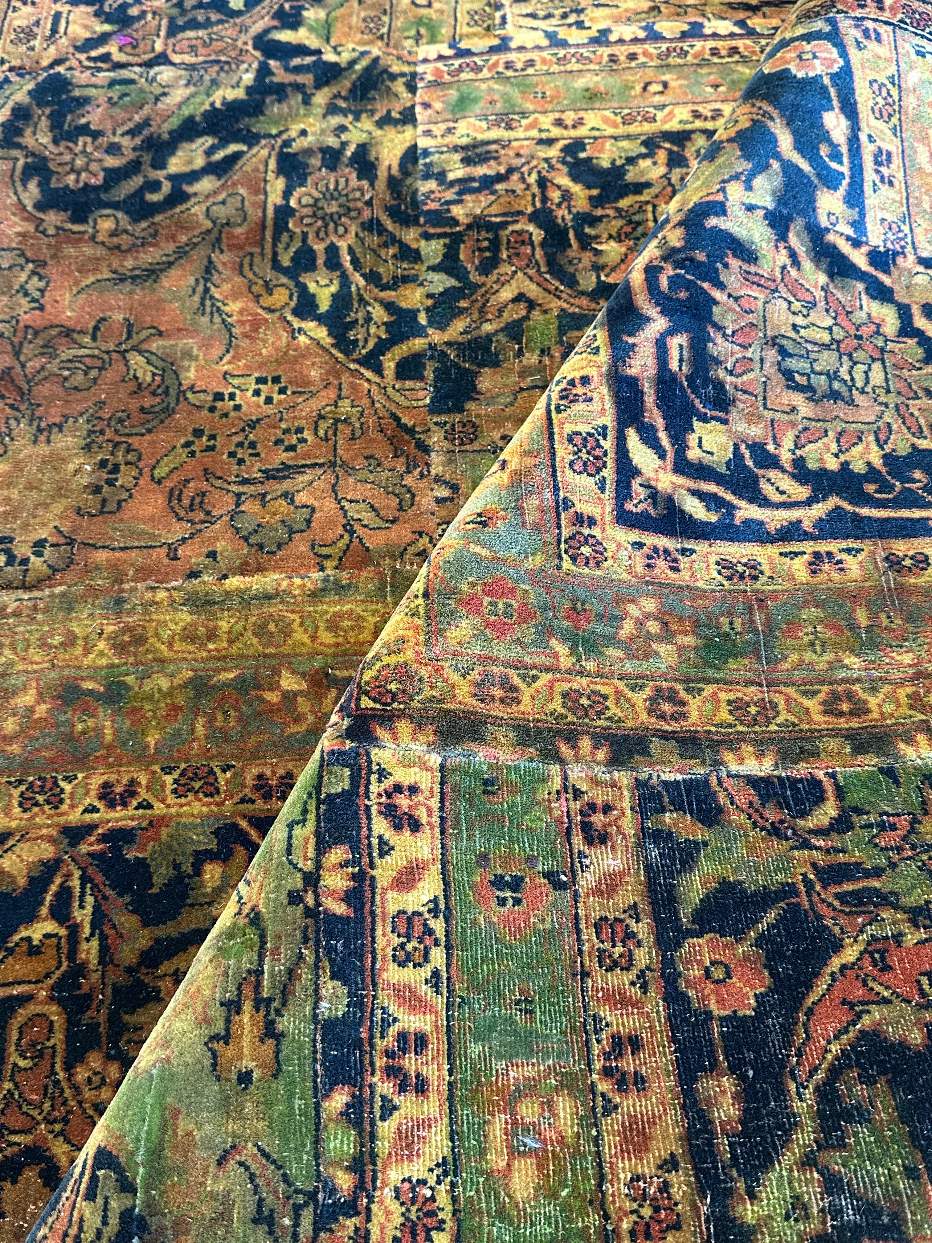 Phoebe Zimmer 4.9x10.6 Rust Hand-Knotted Oushak Runner