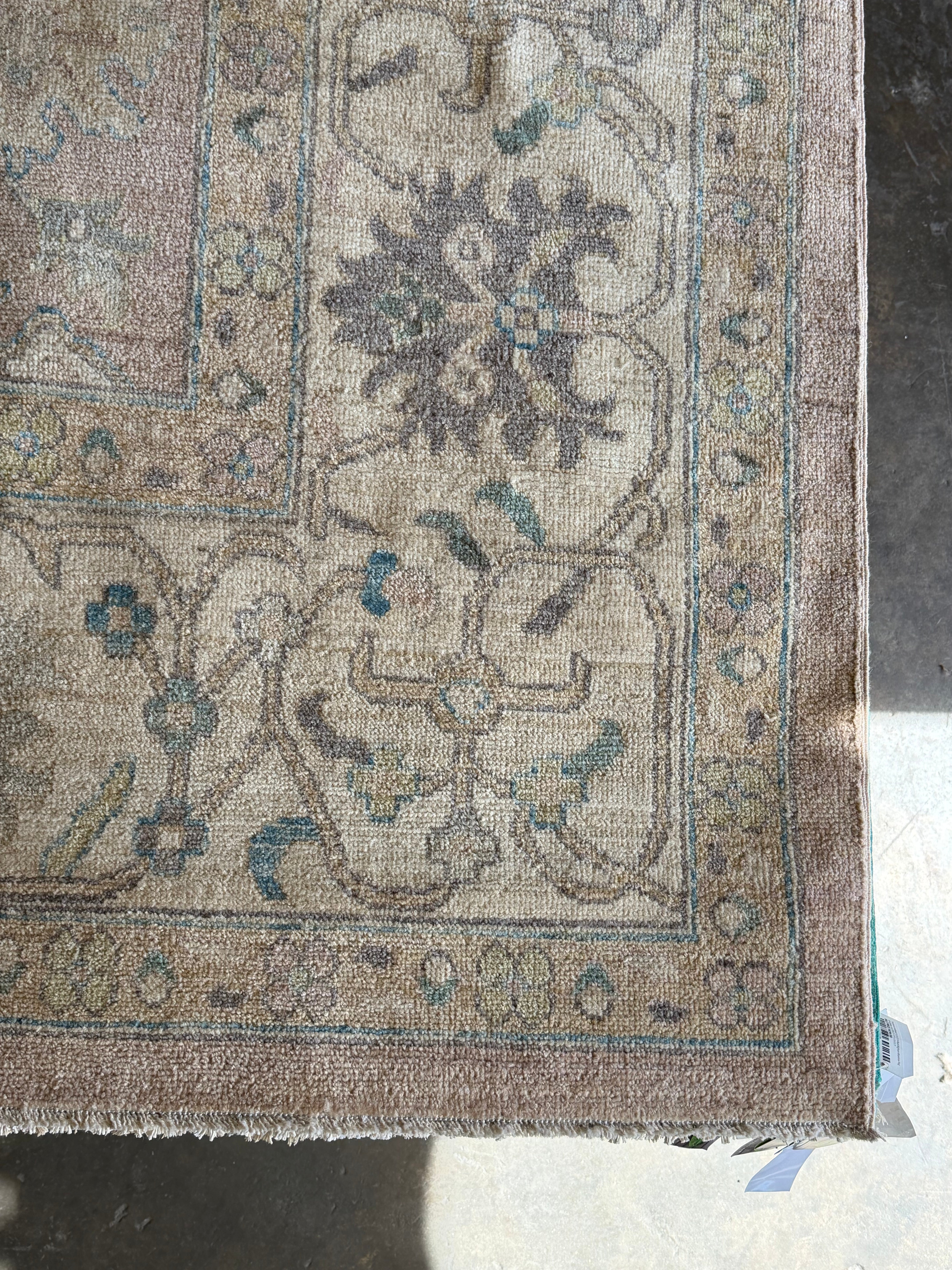 Tiera Shavone 9.10x13.10 Pink Afghani Whitewashed Oushak