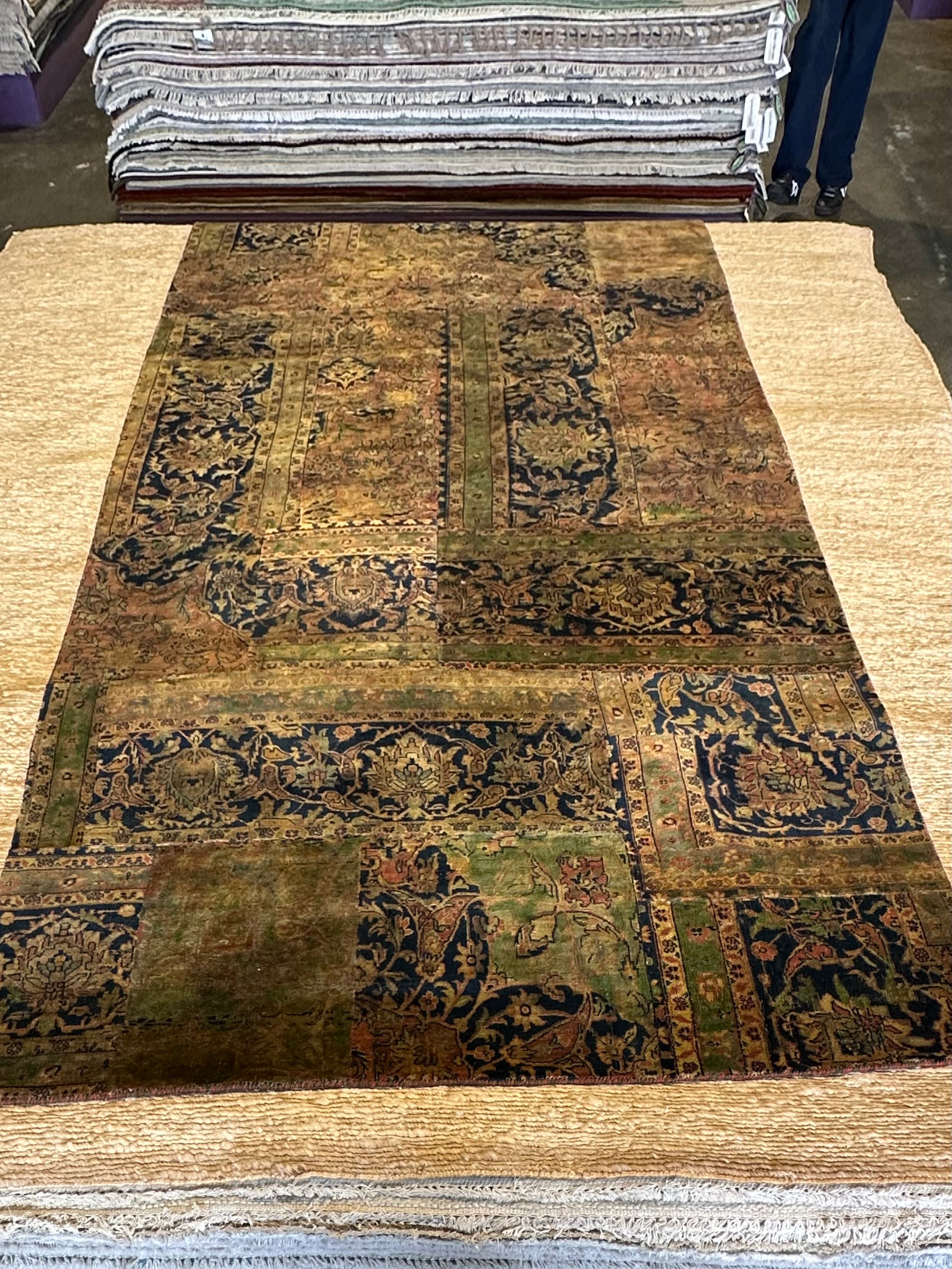 Phoebe Zimmer 4.9x10.6 Rust Hand-Knotted Oushak Runner