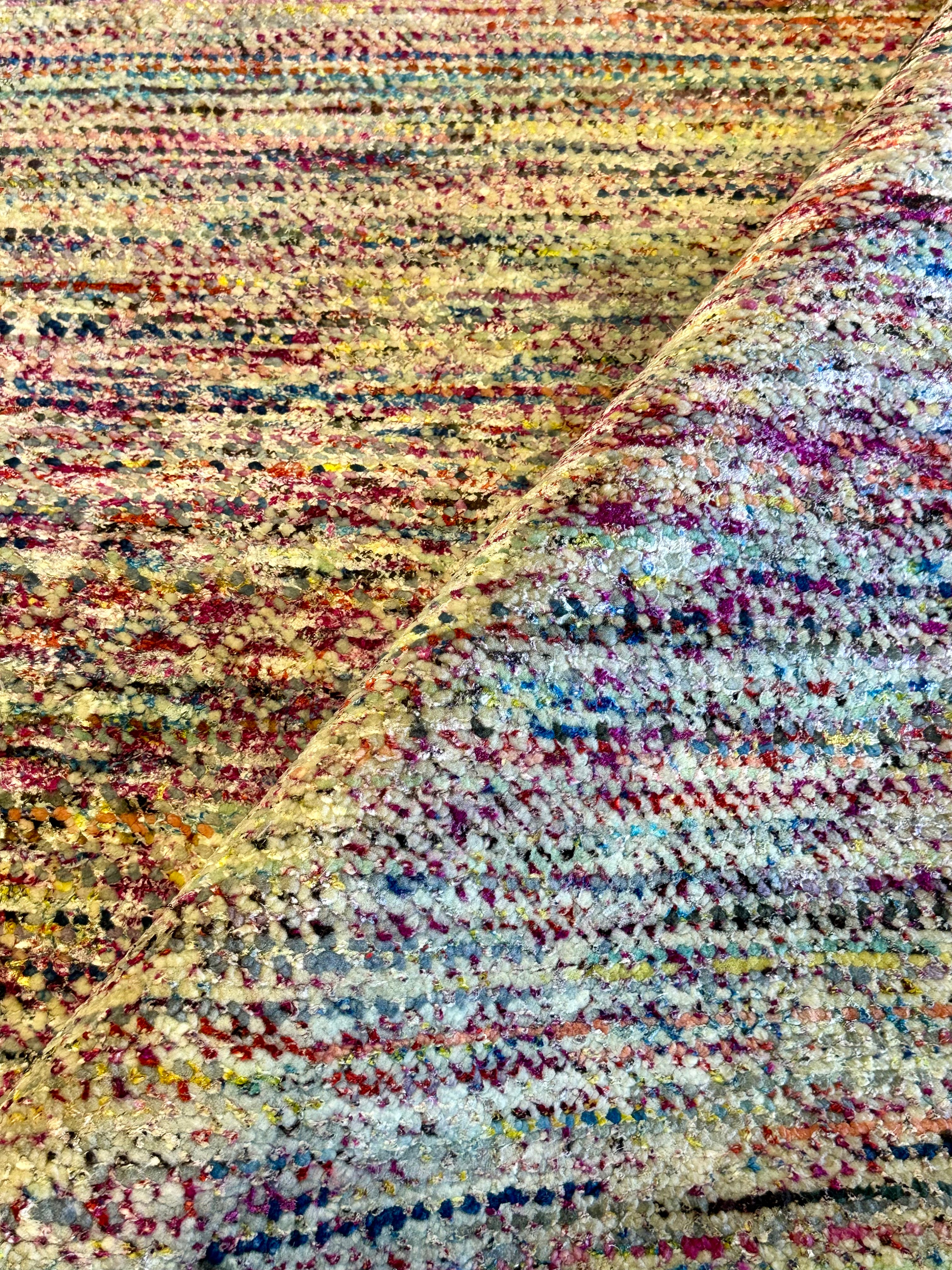 Ben Higgins 10.3x13.9 Hand-Knotted Modern Multi Color