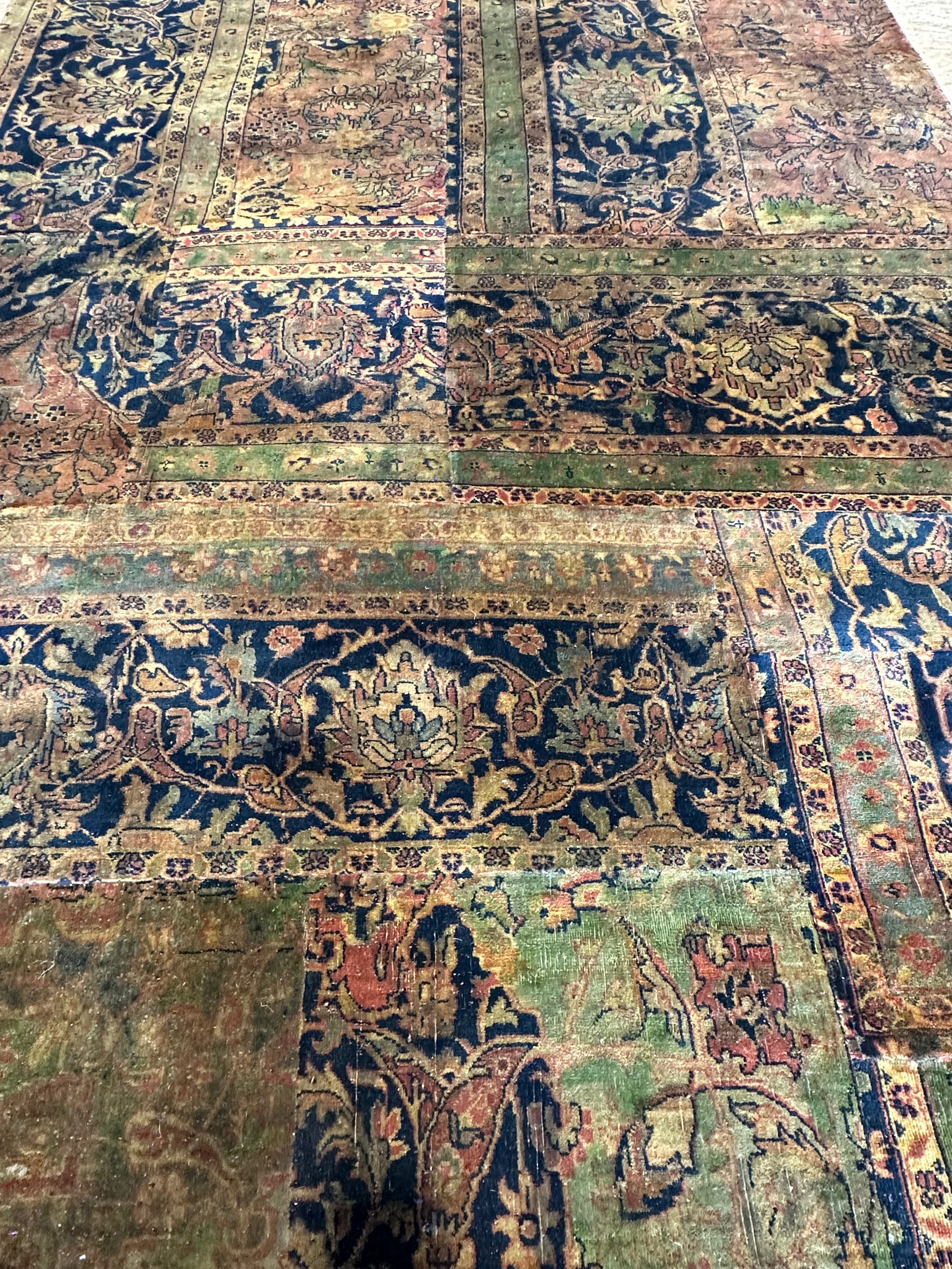 Phoebe Zimmer 4.9x10.6 Rust Hand-Knotted Oushak Runner