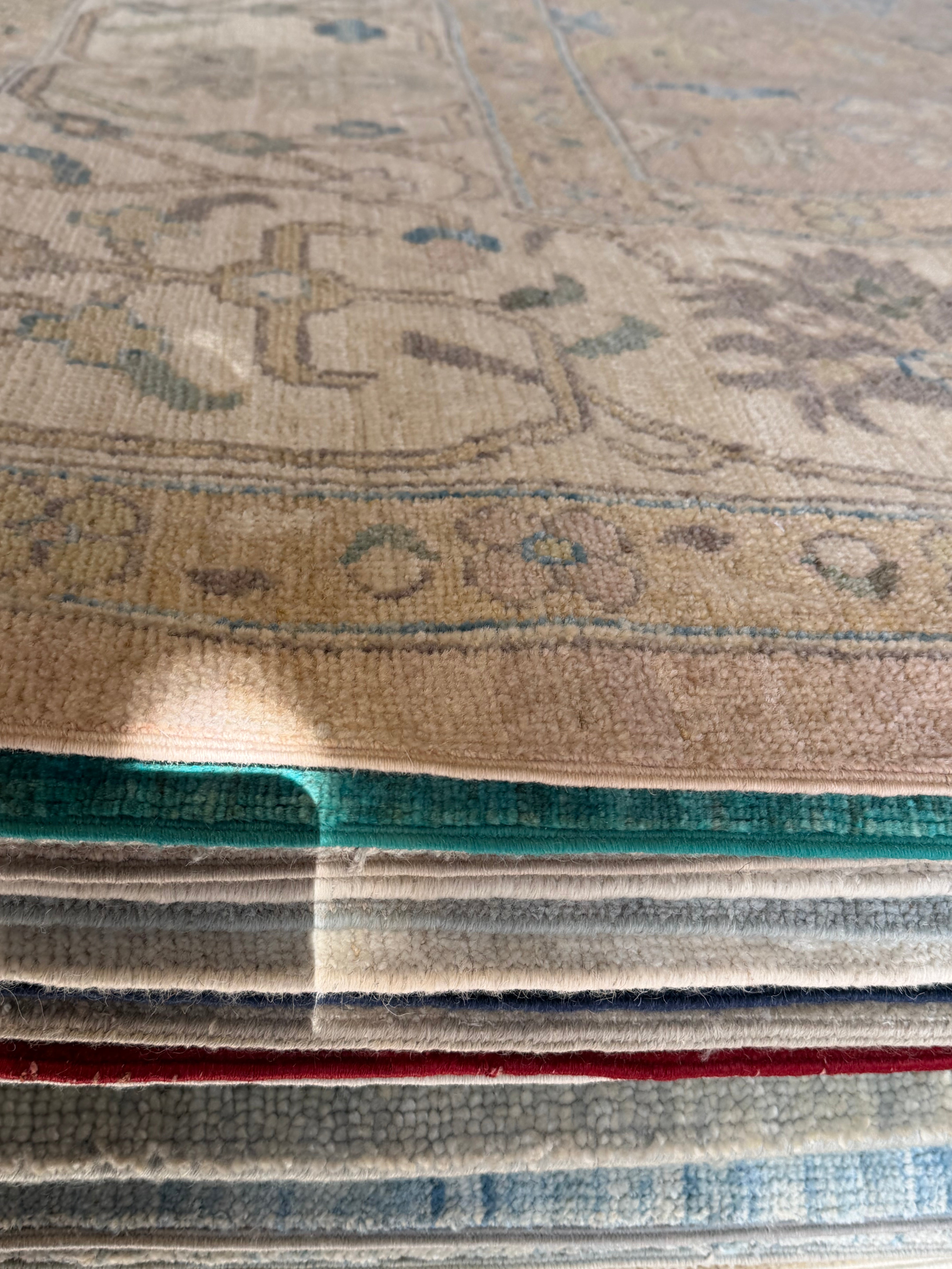 Tiera Shavone 9.10x13.10 Pink Afghani Whitewashed Oushak