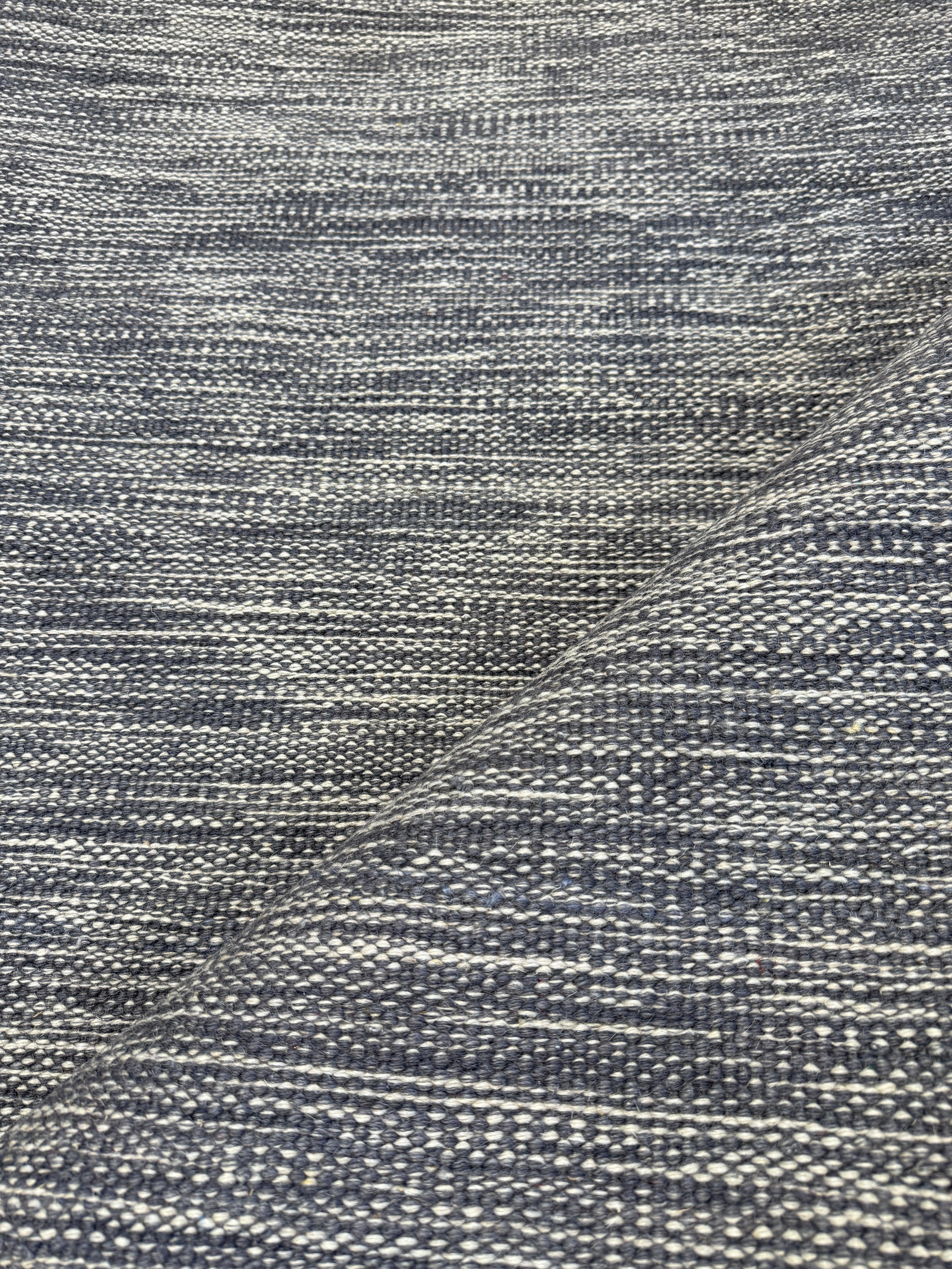 Ninja 5.3x7.6 Handwoven Durrie Grey