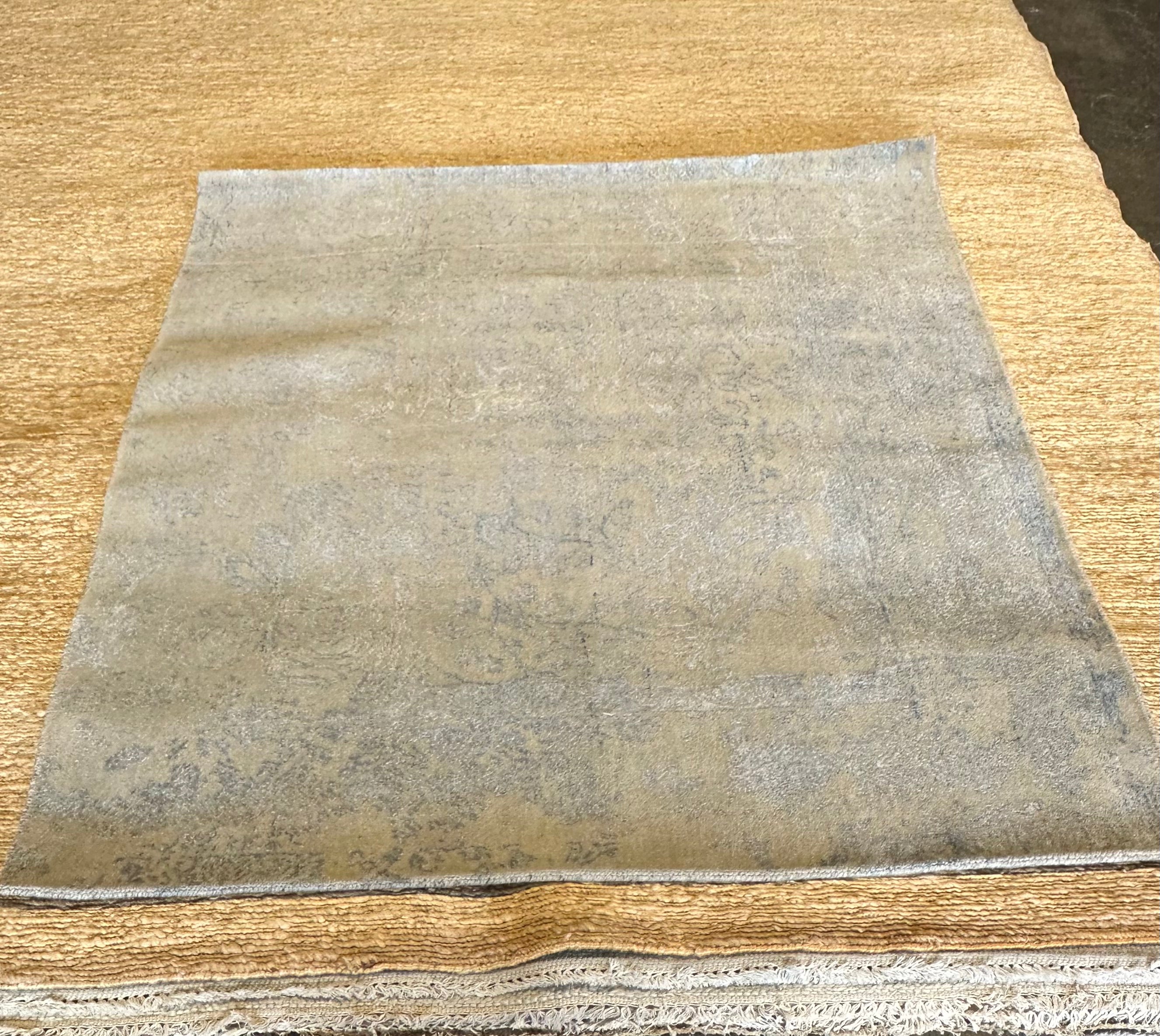 Louis Marc Silver Hand-Knotted Modern Style Rug - Multiple Sizes