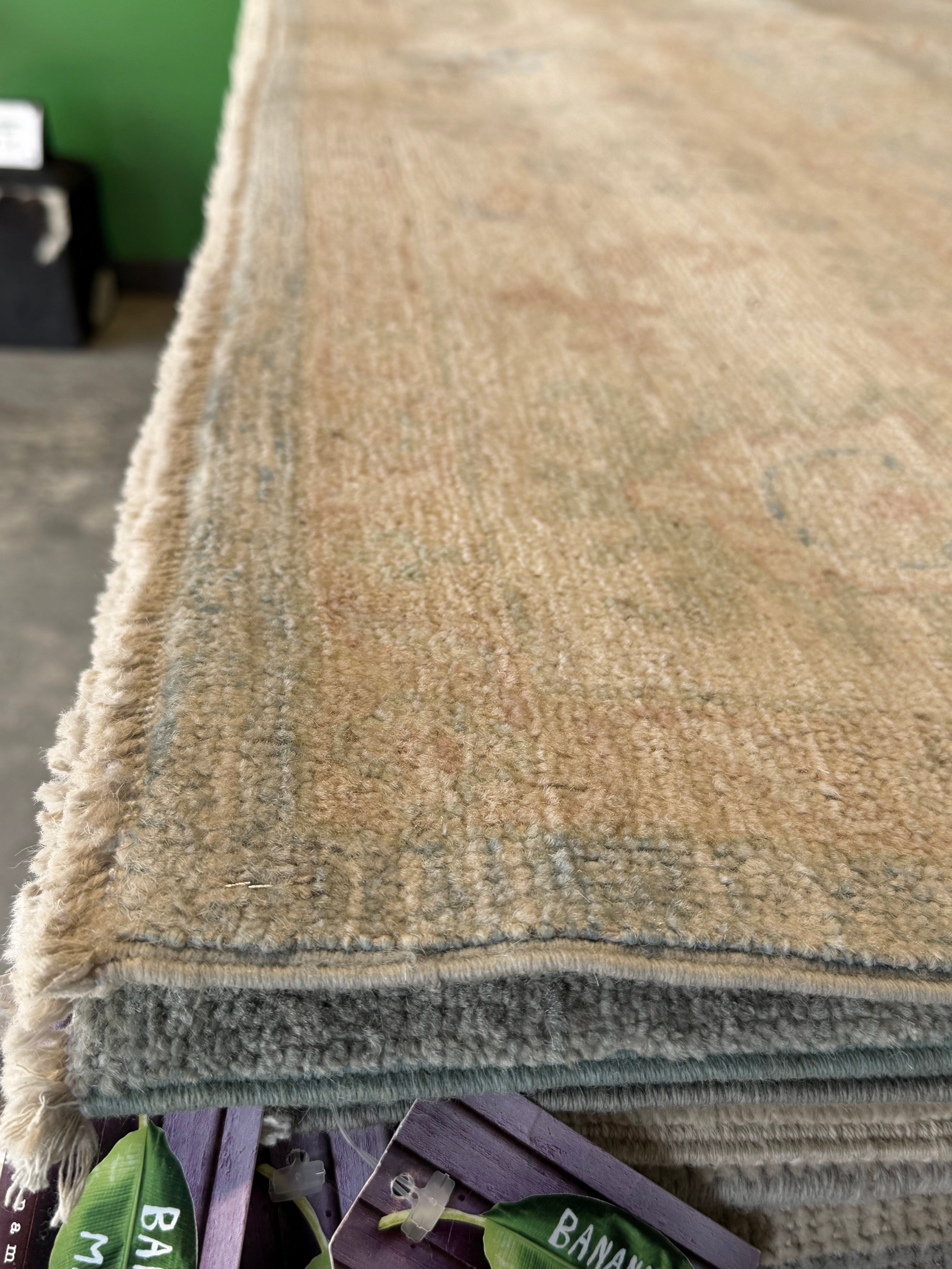 Lauren O'Brien 7.11x9.10 Blue Afghani Whitewashed Oushak