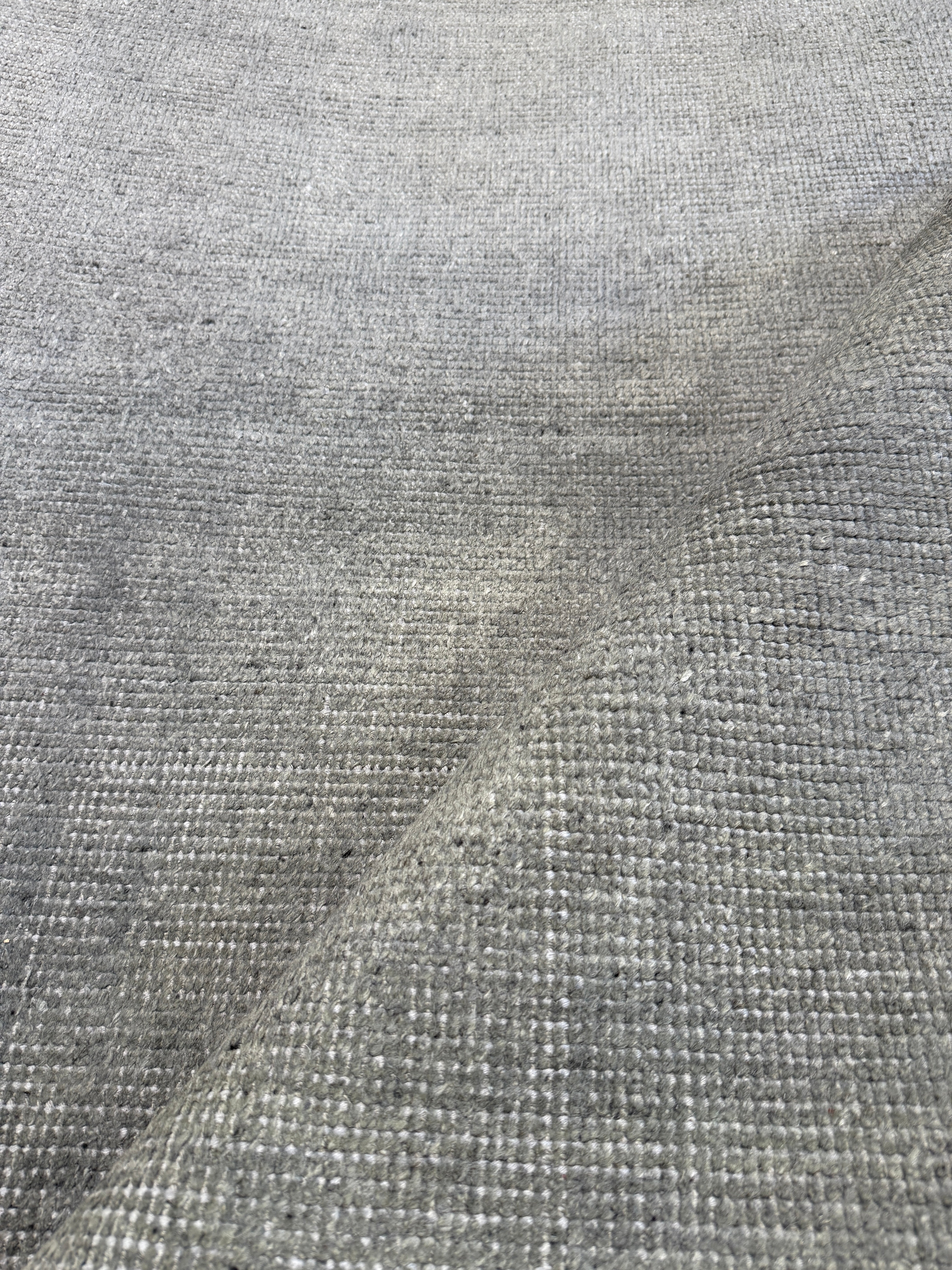 Richard Burke 4.9x6.6 Grey Hand-Knotted Textured