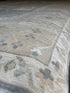 Shabana Azeez 9.2x11.11 Grey Whitewashed Afghani Oushak