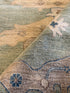 Christine Hamilton 9x12 Green Afghani Whitewashed Oushak