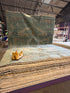 Christine Hamilton 9x12 Green Afghani Whitewashed Oushak