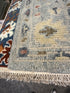 Martha Boyht 2.6x5 Light Blue Hand-Knotted Oushak Rug