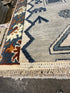 Hellen Cane 2.3x4.6 Blue & Grey Hand-Knotted Oushak Rug
