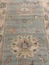 Madison Maidenberg 2.8x9.9 Blue Afghani Whitewashed Oushak Runner