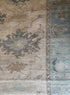 Tracy Ifeachor 8.9x12.1 Blue Whitewashed Afghani Oushak