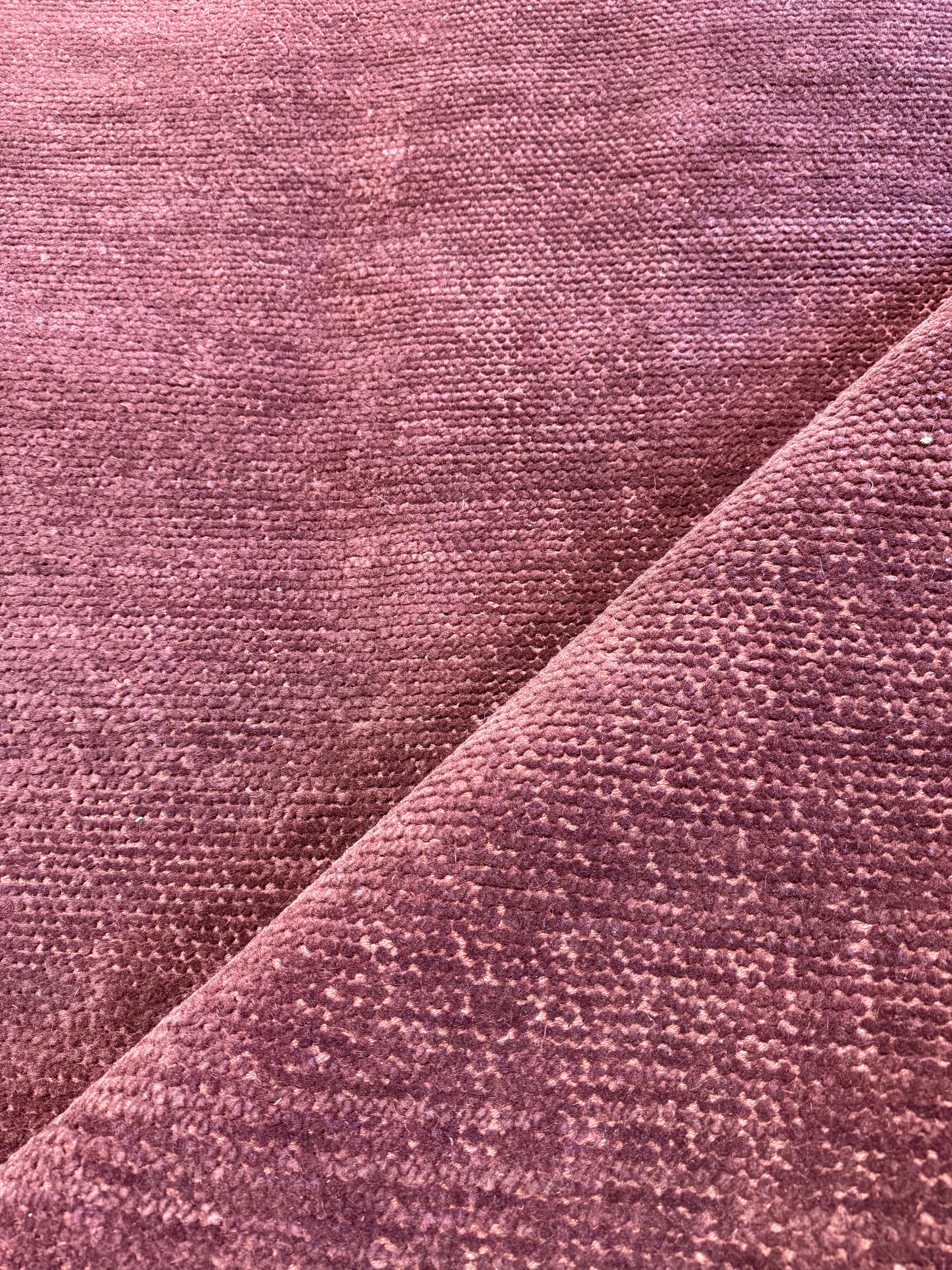 Ron Burgundy Handwoven Burgundy Durrie Rug (Multiple Sizes) CLEARANCE