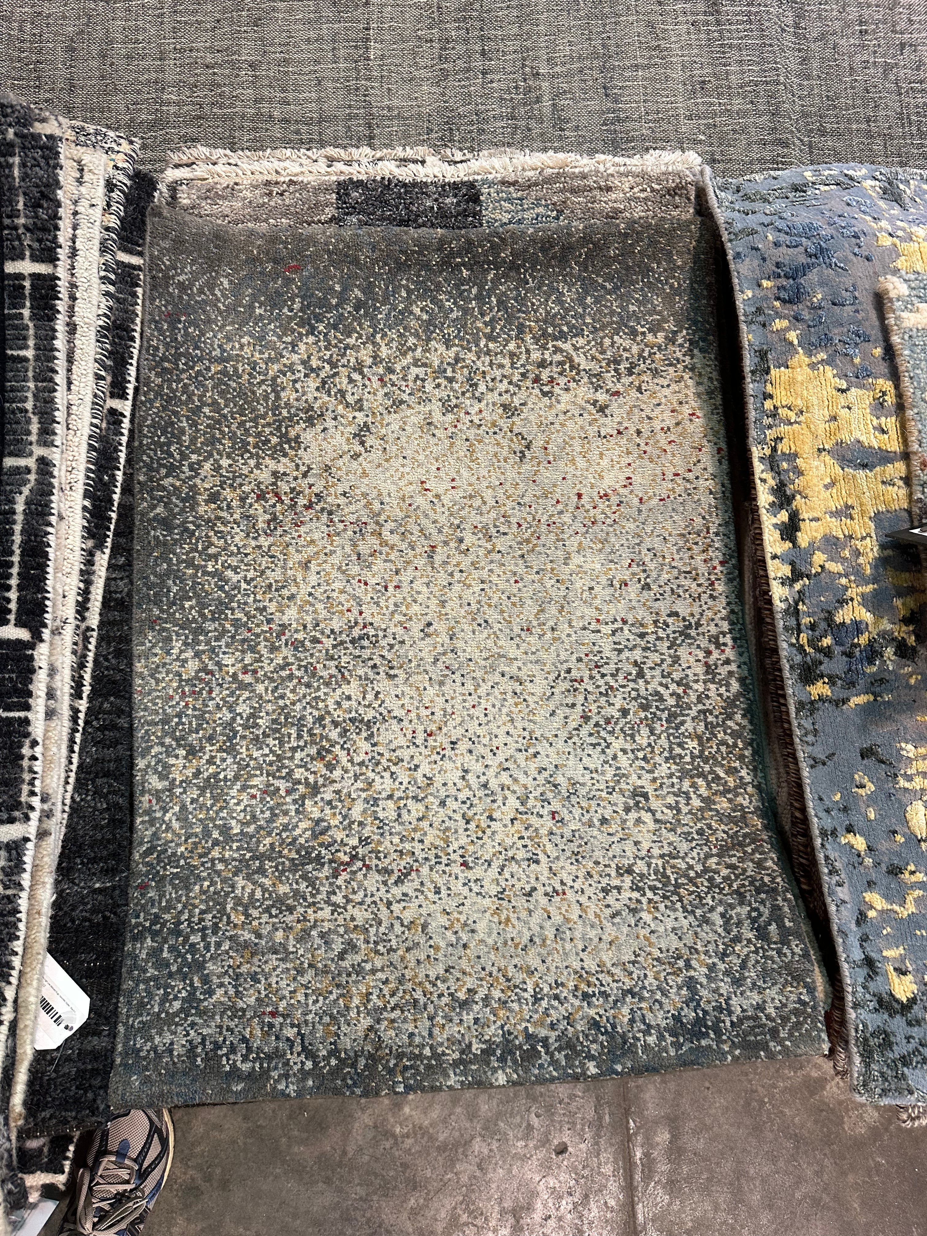 Daniel J. Mauro 2x3 Hand-Knotted Modern Rug