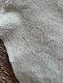 Solid Light Beige 6.10x7.6 Cowhide Rug