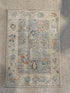 Jessica Barrett 1.11x2.11 Blue Afghani Whitewashed Oushak