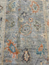 Jessica Barrett 1.11x2.11 Blue Afghani Whitewashed Oushak