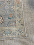 Jessica Barrett 1.11x2.11 Blue Afghani Whitewashed Oushak