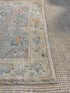 Jessica Barrett 1.11x2.11 Blue Afghani Whitewashed Oushak