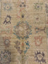 Brittany S. 1.11x2.9 Beige Afghani Whitewashed Oushak