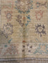 Brittany S. 1.11x2.9 Beige Afghani Whitewashed Oushak