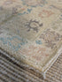 Brittany S. 1.11x2.9 Beige Afghani Whitewashed Oushak