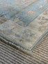 Bri McNees 1.11x3.1 Blue Afghani Whitewashed Oushak