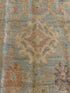 Elissa Finley 1.11x2.11 Blue Afghani Whitewashed Oushak