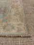 Elissa Finley 1.11x2.11 Blue Afghani Whitewashed Oushak