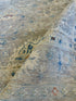 Alexis Bellino 8x10 Hand-Knotted Silver and Grey Oushak
