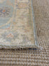 Brittany Wicker 1.11x2.11 Blue Afghani Whitewashed Oushak