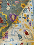 Jen Armstrong 7.9x9.9 Grey Hand-Knotted Oushak