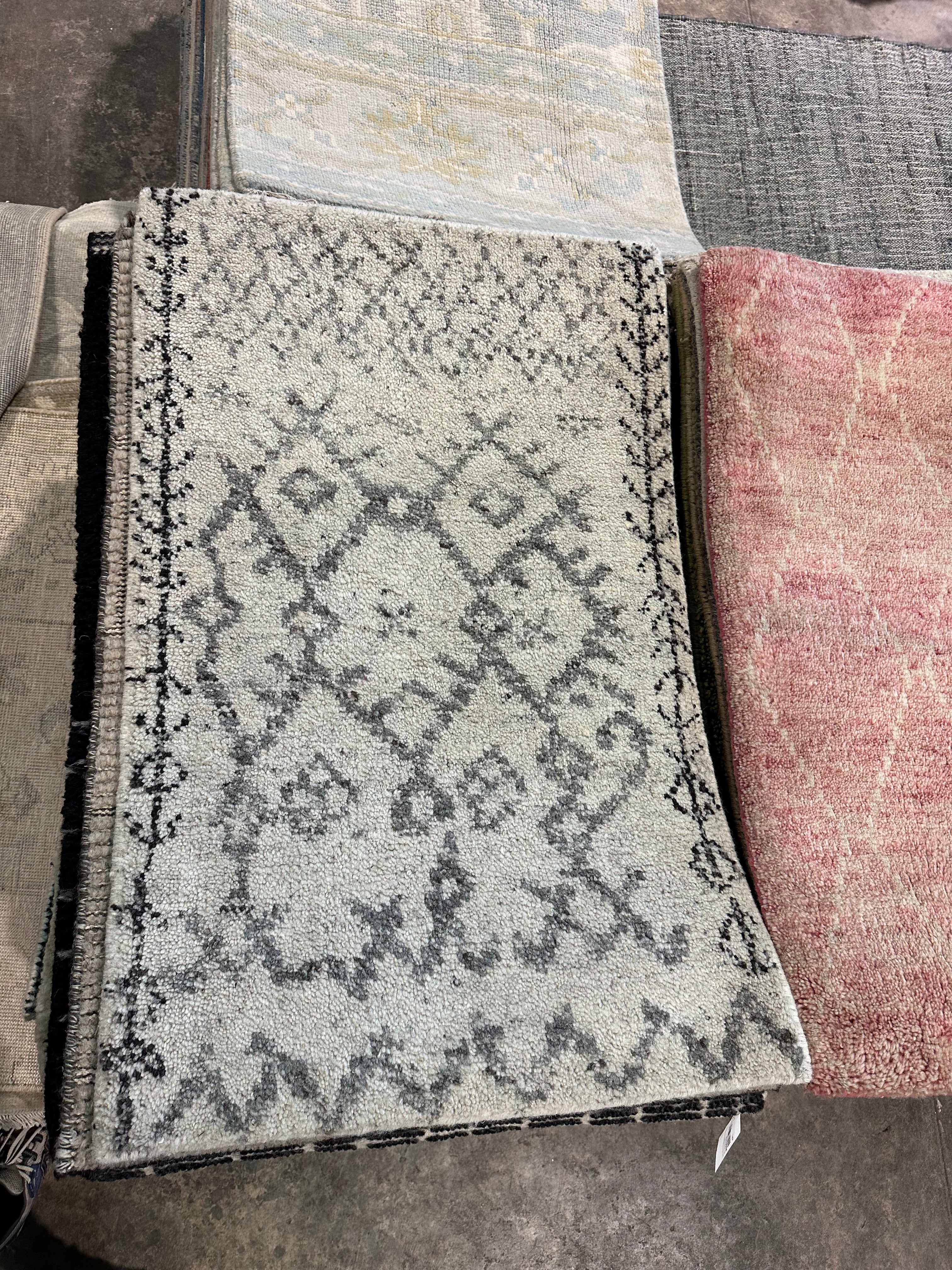 Rich Dubin 2x3 Hand-Knotted Modern Rug