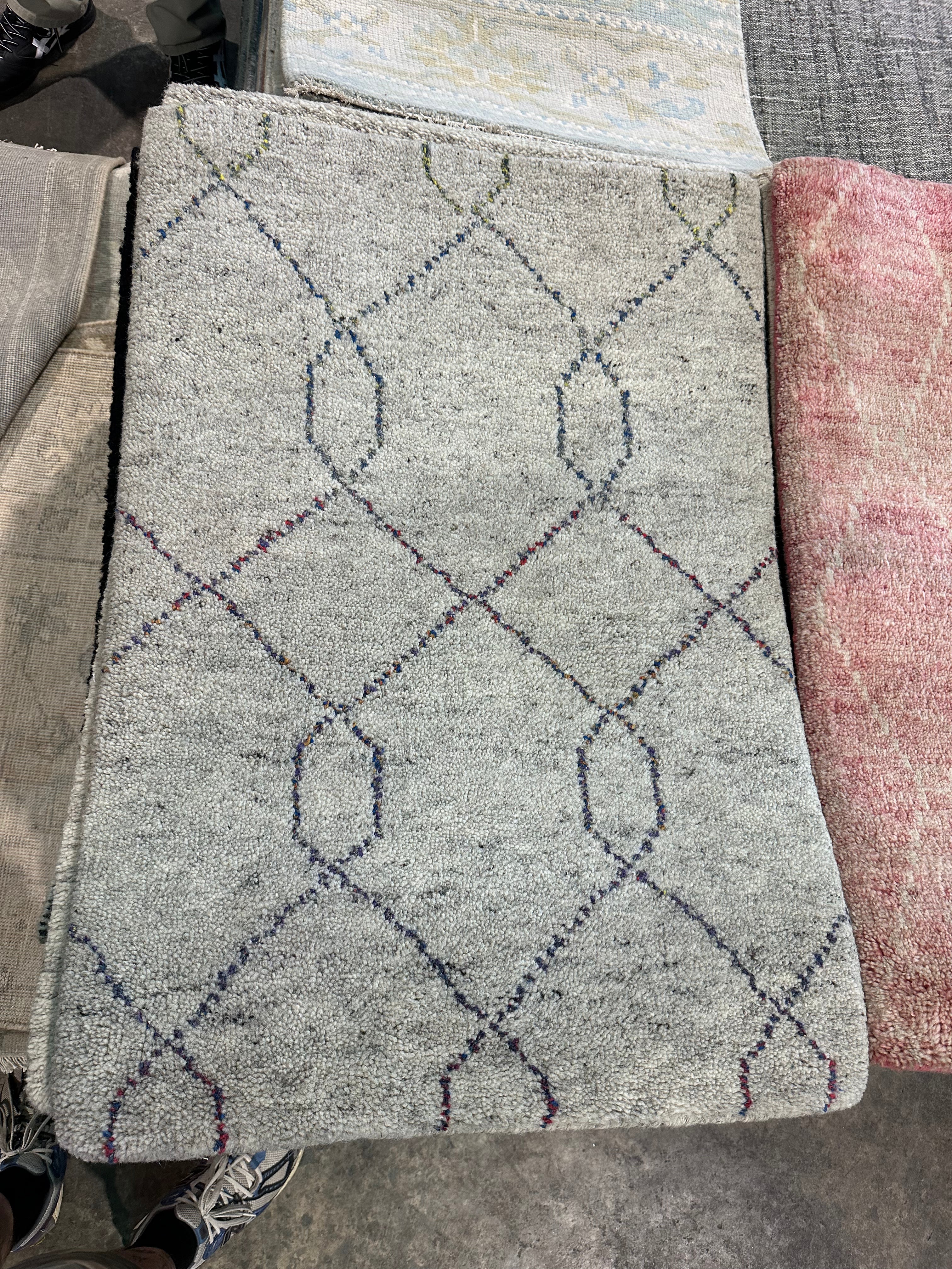 Josh Mowery 2x3 Hand-Knotted Modern Rug