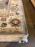Svetlana Antonova 9x12 Hand-Knotted Oushak Rug Grey and Ivory