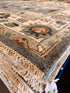 Svetlana Antonova 9x12 Hand-Knotted Oushak Rug Grey and Ivory