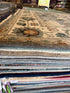 Svetlana Antonova 9x12 Hand-Knotted Oushak Rug Grey and Ivory